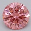 1.04 Ct. Fancy Vivid Pink Round Lab Grown Diamond