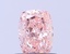 0.58 Ct. Fancy Intense Pink Cushion Lab Grown Diamond