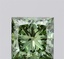 2.04 Ct. Fancy Vivid  Green Princess Lab Grown Diamond