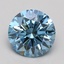1.74 Ct. Fancy Vivid Blue Round Lab Grown Diamond
