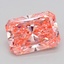 3.10 Ct. Fancy Vivid  Pink Radiant Lab Grown Diamond