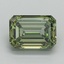 2.42 Ct. Fancy Vivid Green Emerald Lab Grown Diamond