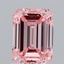 1.50 Ct. Fancy Intense  Pink Emerald Lab Grown Diamond