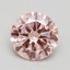2.00 Ct. Fancy Intense Pink Round Lab Grown Diamond