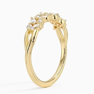 Nature Diamond Leaves Ring