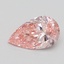 0.60 Ct. Fancy Intense Pink Pear Lab Grown Diamond