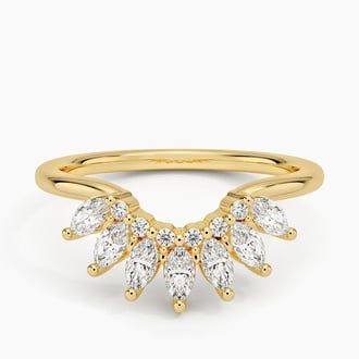 Aurora Contour Diamond Ring (1/2 ct. tw.) in 18K Yellow Gold
