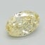 1.27 Ct. Fancy  Yellow Oval Lab Grown Diamond