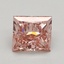 2.84 Ct. Fancy Intense Pink Princess Lab Grown Diamond
