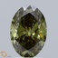 2.00 Ct. Fancy Deep  Green Oval Lab Grown Diamond