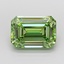 6.07 Ct. Fancy Vivid  Green Emerald Lab Grown Diamond