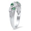The Salerno Ring, smalltop view on a hand