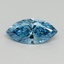 1.13 Ct. Fancy Vivid Blue Marquise Lab Grown Diamond