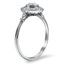 The Haiden Ring, smalltop view on a hand