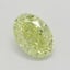 0.54 Ct. Fancy Yellow Oval Diamond