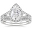 PT Moissanite Fortuna Diamond Bridal Set (2/3 ct. tw.), smalltop view