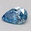 1.07 Ct. Fancy Vivid Blue Pear Lab Grown Diamond