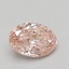 0.87 Ct. Fancy Intense Pink Oval Lab Grown Diamond