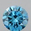 2.38 Ct. Fancy Vivid  Blue Round Lab Grown Diamond