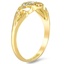 The Teigra Ring, smalltop view on a hand