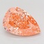 8.06 Ct. Fancy Vivid Pink Pear Lab Grown Diamond