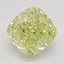 1.04 Ct. Fancy Yellow Cushion Diamond