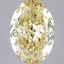 3.50 Ct. Fancy Intense Yellow Oval Lab Grown Diamond