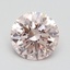 3.22 Ct. Fancy Intense Pink Round Lab Grown Diamond