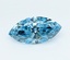 3.04 Ct. Fancy Vivid  Blue Marquise Lab Grown Diamond
