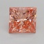 2.05 Ct. Fancy Vivid Pink Princess Lab Grown Diamond