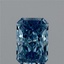 1.55 Ct. Fancy Vivid Blue Radiant Lab Grown Diamond