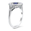 The Isabell Ring, smalltop view on a hand