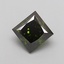 1.06 Ct. Fancy Deep  Green Princess Lab Grown Diamond