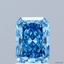 1.63 Ct. Fancy Vivid Blue Radiant Lab Grown Diamond