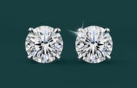 Lab Diamond Stud Earrings
