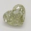 1.00 Ct. Fancy Grayish Greenish Yellow Heart Diamond