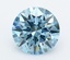 3.06 Ct. Fancy Vivid  Blue Round Lab Grown Diamond