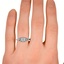 The Wen Ring, smallzoomed in top view on a hand