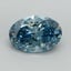 3.09 Ct. Fancy Vivid Malibu Blue Oval Lab Grown Diamond