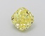1.05 Ct. Fancy Vivid  Yellow Cushion Lab Grown Diamond