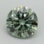 2.00 Ct. Fancy Vivid Pacific Green Round Lab Grown Diamond