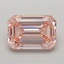 3.01 Ct. Fancy Intense  Pink Emerald Lab Grown Diamond