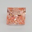 2.04 Ct. Fancy Intense Pink Princess Lab Grown Diamond