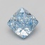 1.60 Ct. Fancy Vivid Blue Cushion Lab Grown Diamond