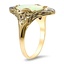 The Masako Ring, smalltop view on a hand