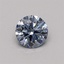 0.36 Ct. Fancy Intense Blue Round Lab Grown Diamond