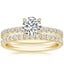 18K Yellow Gold Amelie Diamond Bridal Set