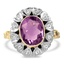 Edwardian Amethyst Cocktail Ring