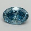2.01 Ct. Fancy Vivid Blue Oval Lab Grown Diamond