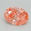 1.60 Ct. Fancy Vivid Pink Oval Lab Grown Diamond